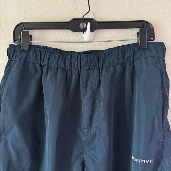 Primitive Skateboarding Nylon Track Pants Navy Red Tapered Joggers Sz L Street - Picture 8 of 10